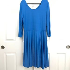 Light Blue Fit & Flare Dress